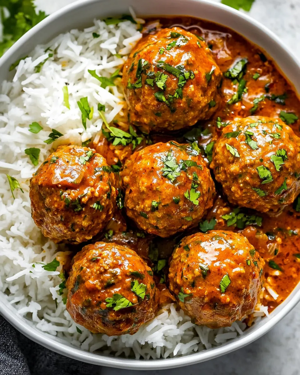 Homemade Thai Red Curry Turkey Meatballs photo