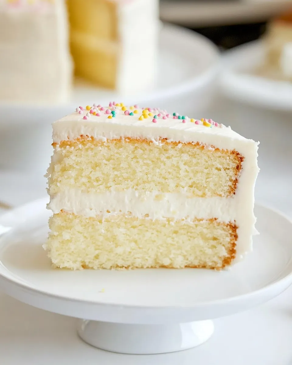 Classic The Absolute Best White Cake recipe image