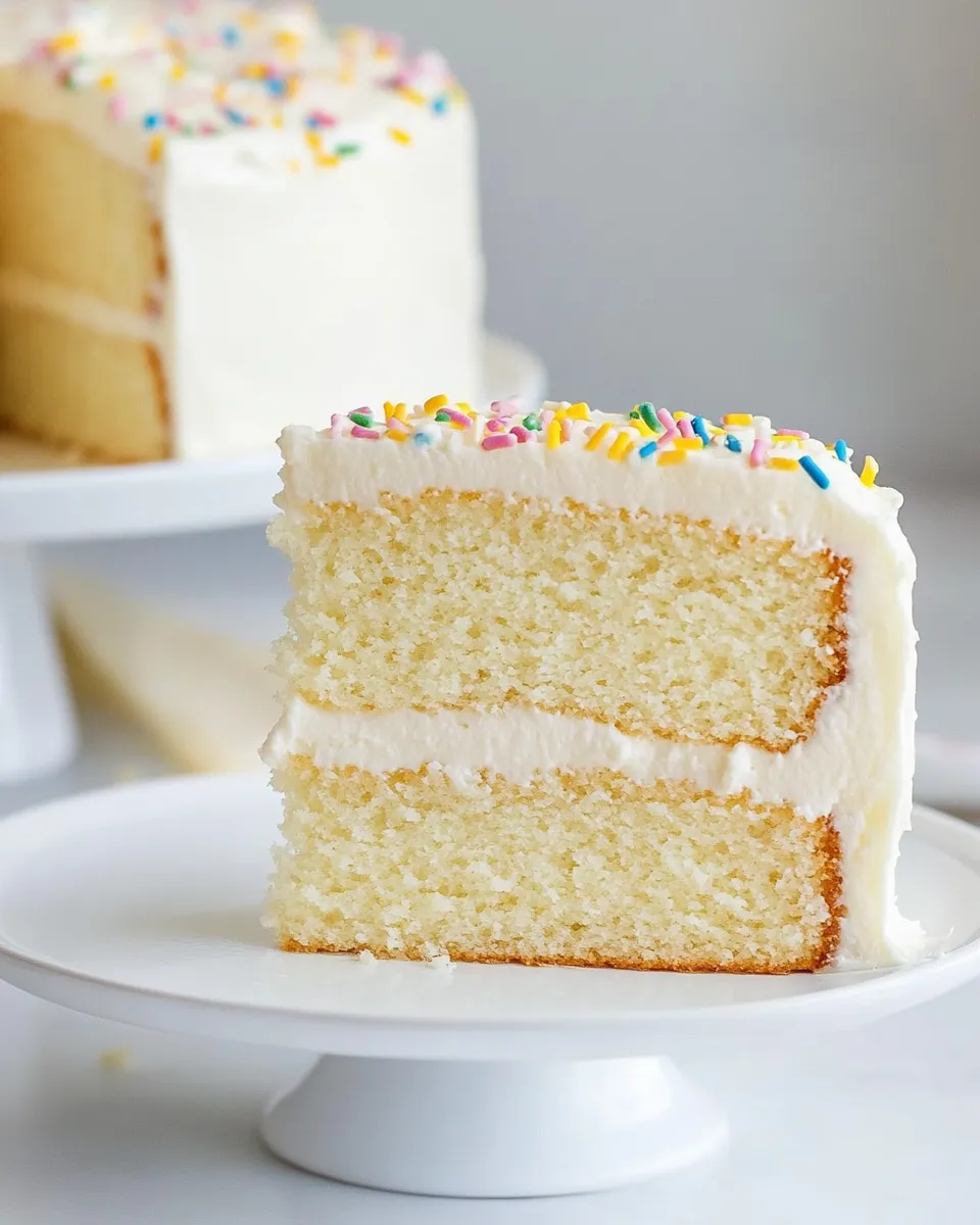 Easy The Absolute Best White Cake dish photo