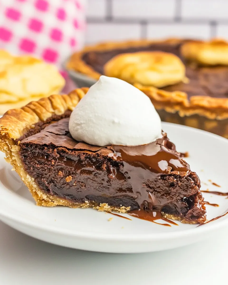 Homemade The BEST Brownie Pie recipe photo