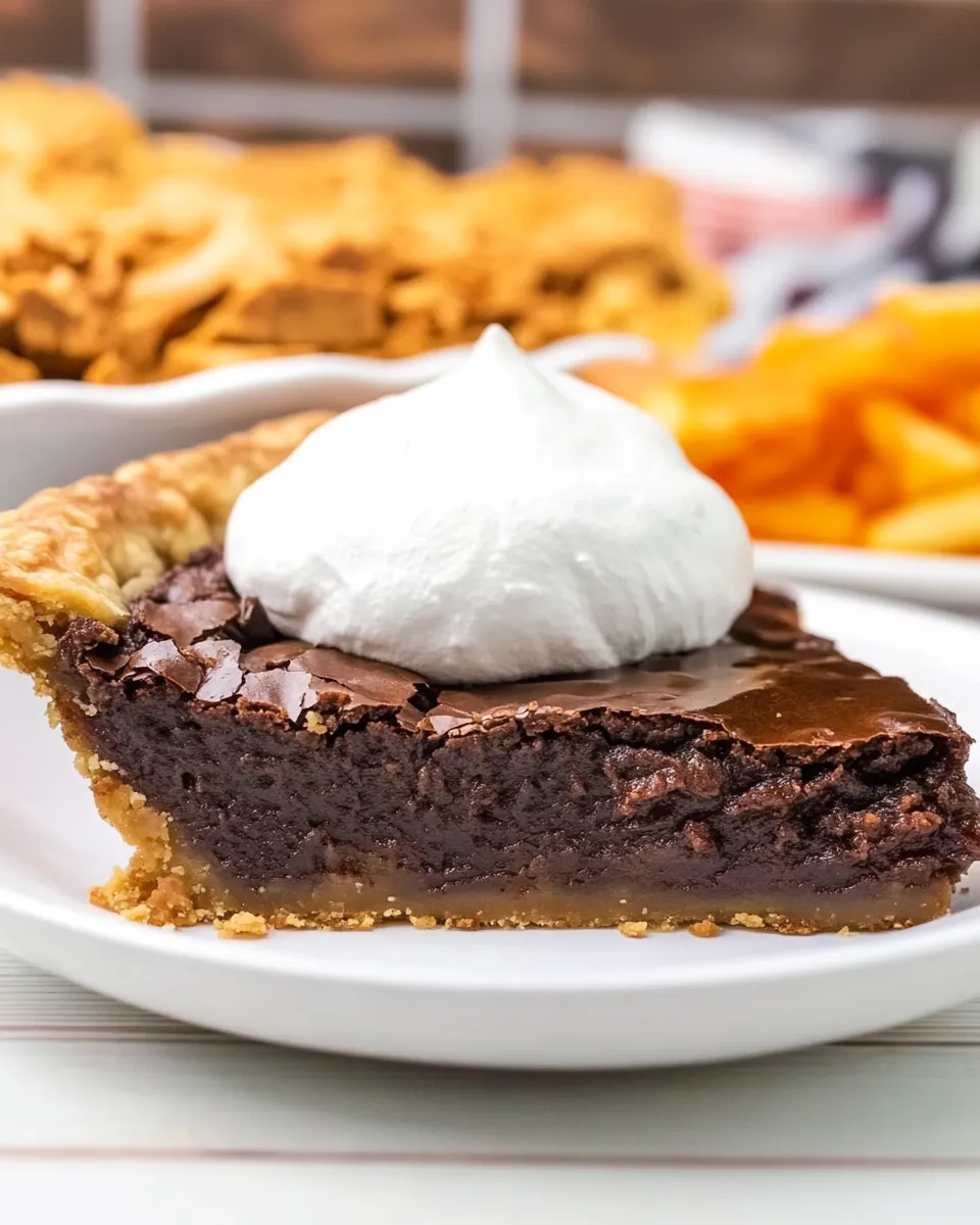Classic The BEST Brownie Pie dish photo