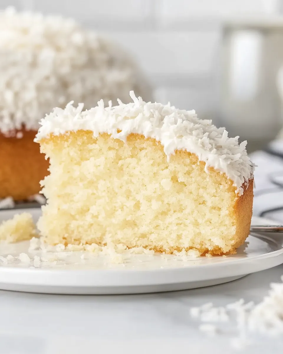 Homemade The Best Tom Cruise Coconut Cake (White Chocolate Coconut) photo