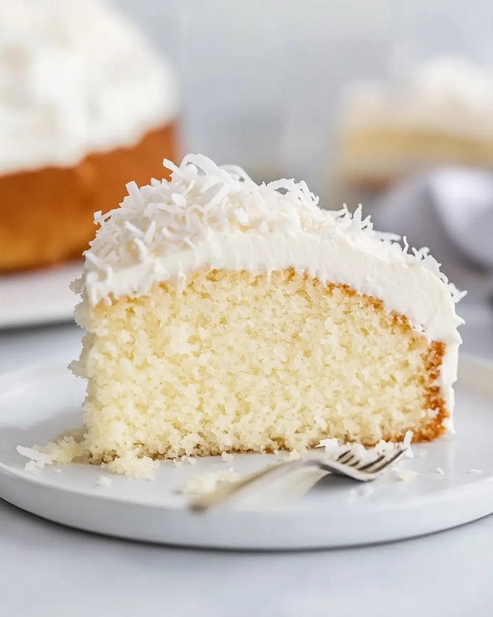 Classic The Best Tom Cruise Coconut Cake (White Chocolate Coconut) image
