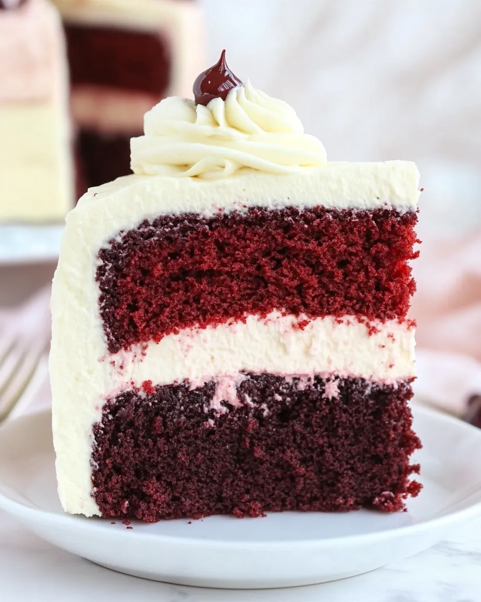 Classic The Ultimate Red Velvet Cheesecake Cake Recipe dish photo
