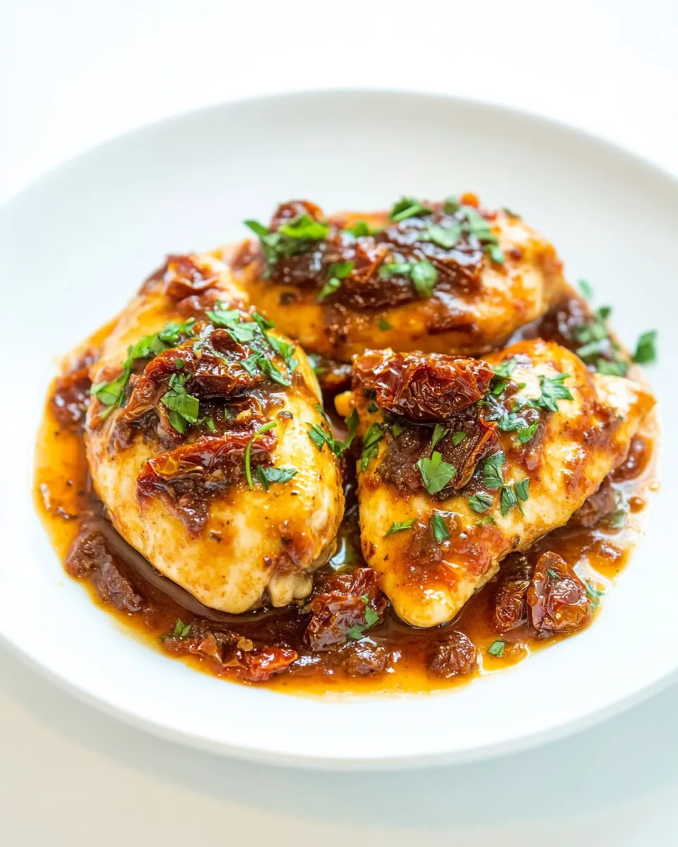 Delicious This Sun-Dried Tomato Chicken Makes Clean Eating Simple food shot