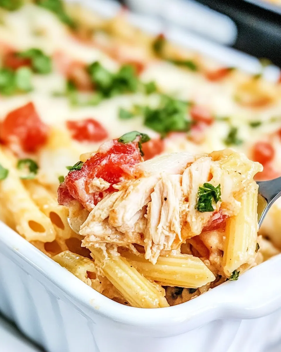 Classic Three Cheese Chicken Rosa Pasta Bake image
