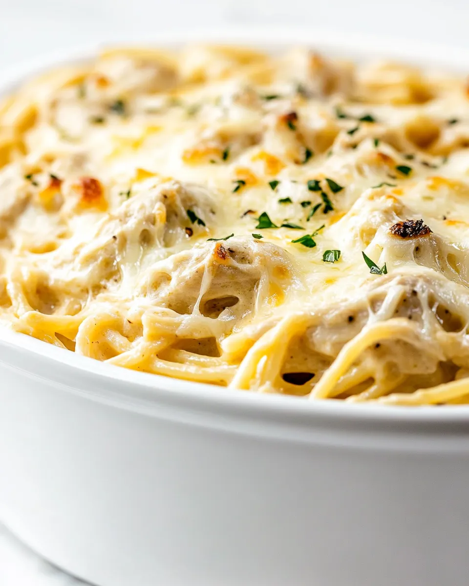 Classic Three Cheese Chicken Tetrazzini image
