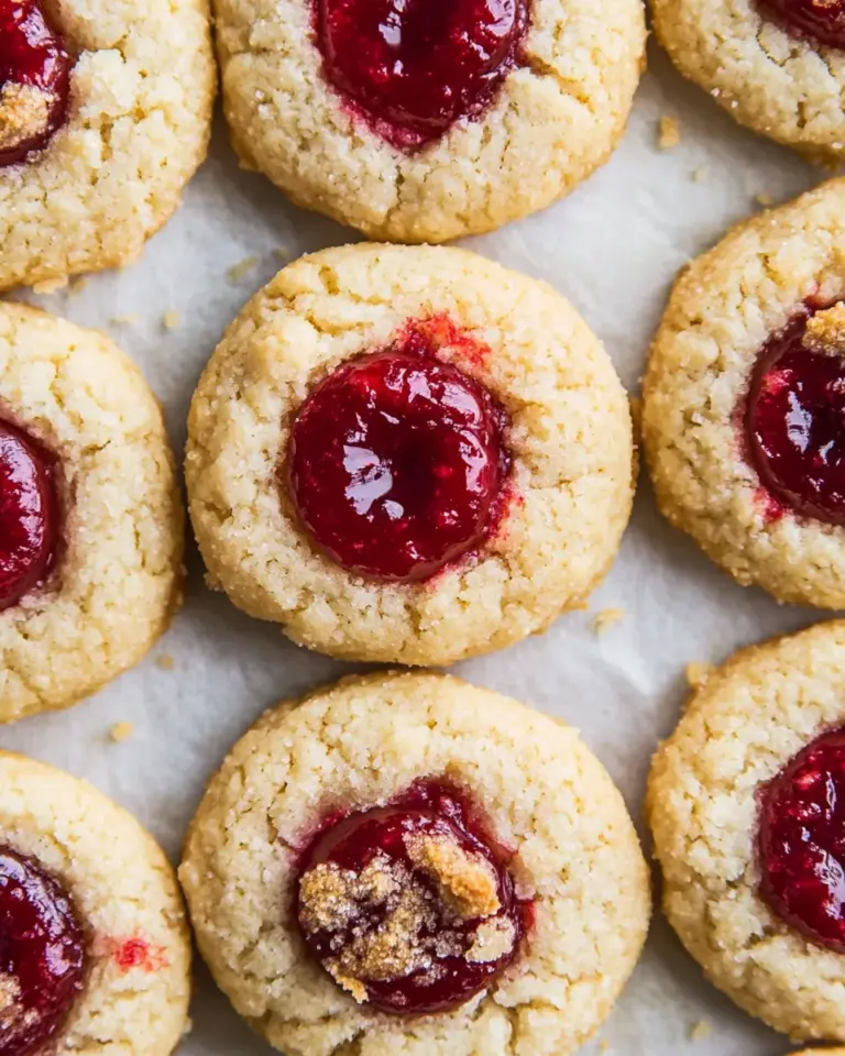 Homemade Thumbprint Cookies Recipe photo