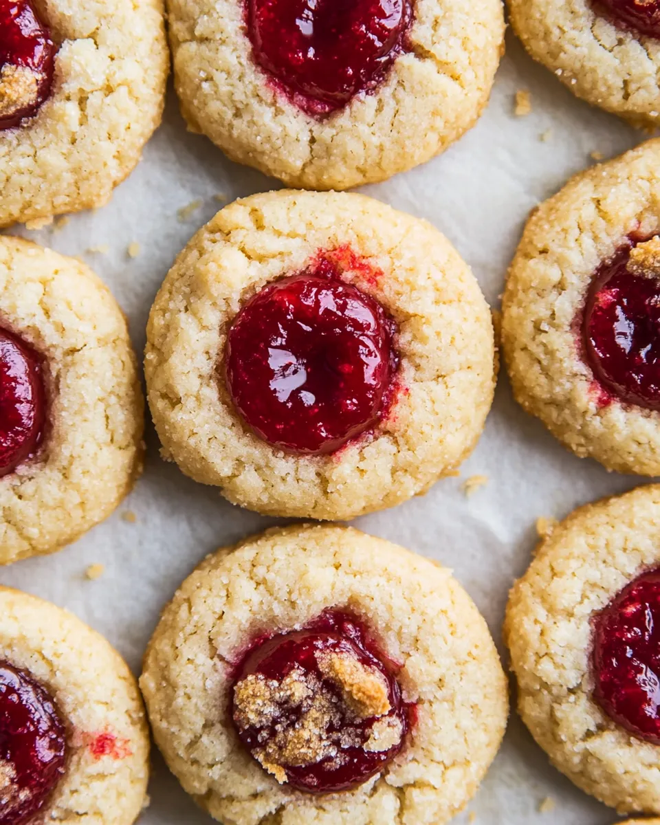 Homemade Thumbprint Cookies Recipe photo