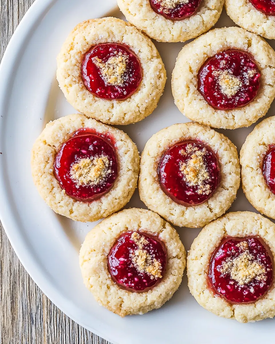 Easy Thumbprint Cookies Recipe shot