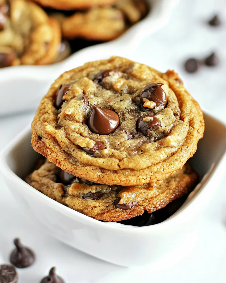 Easy TikTok Chocolate Chip Cookies recipe photo