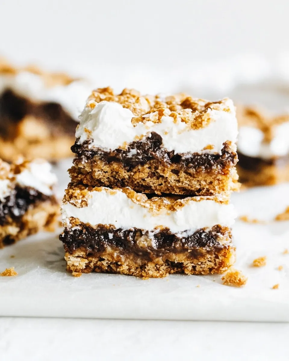 Easy To Die For Ooey Gooey Smores Bars dish photo