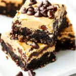 Homemade Toffee Chocolate Chip Cookie Dough Brownies photo