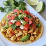Homemade Tofu Tostadas recipe photo