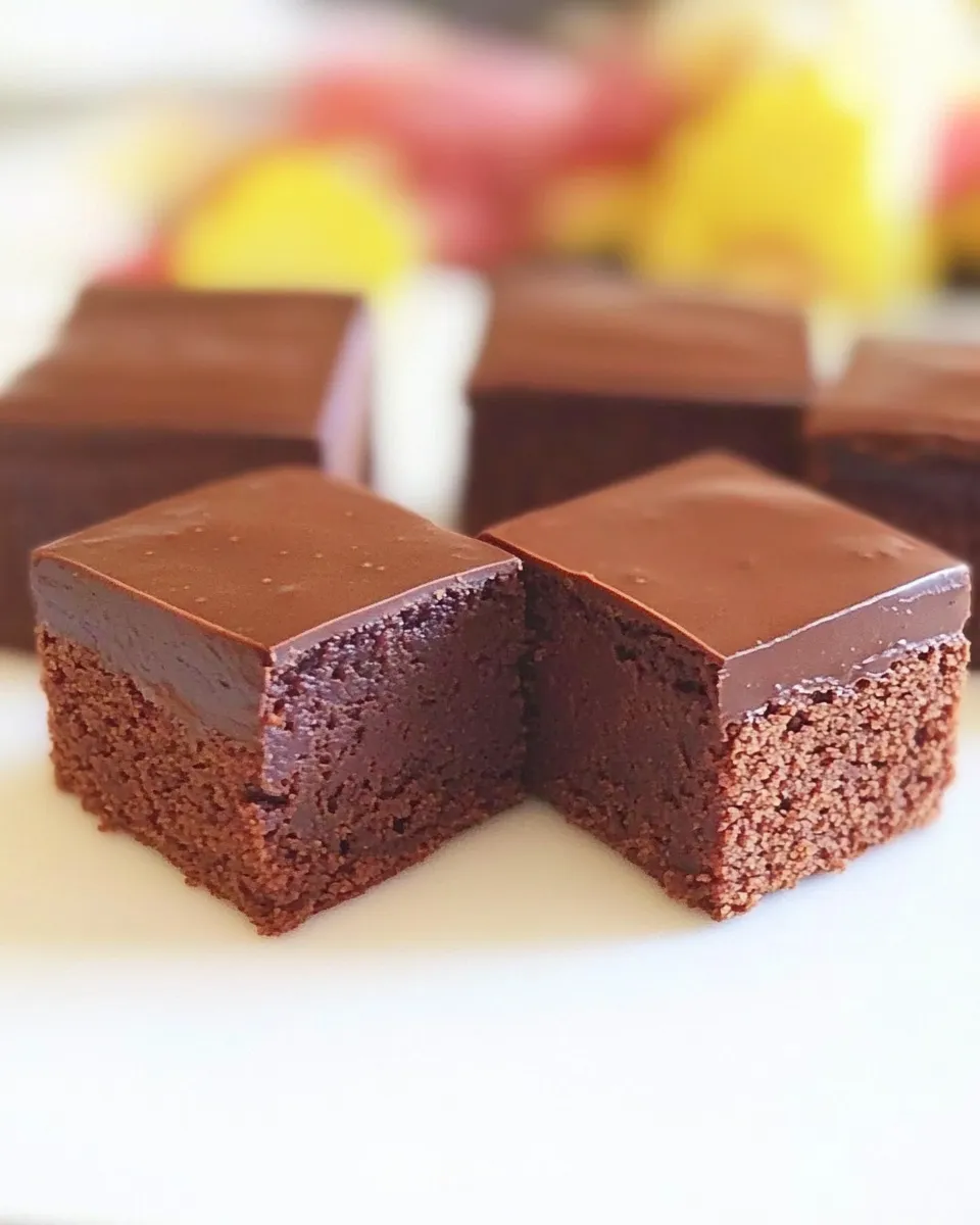 Delicious Truffle Brownies with Chocolate Ganache image
