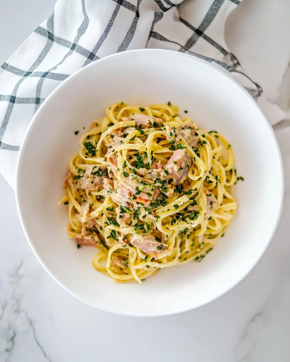 Classic Tuna Pasta dish photo