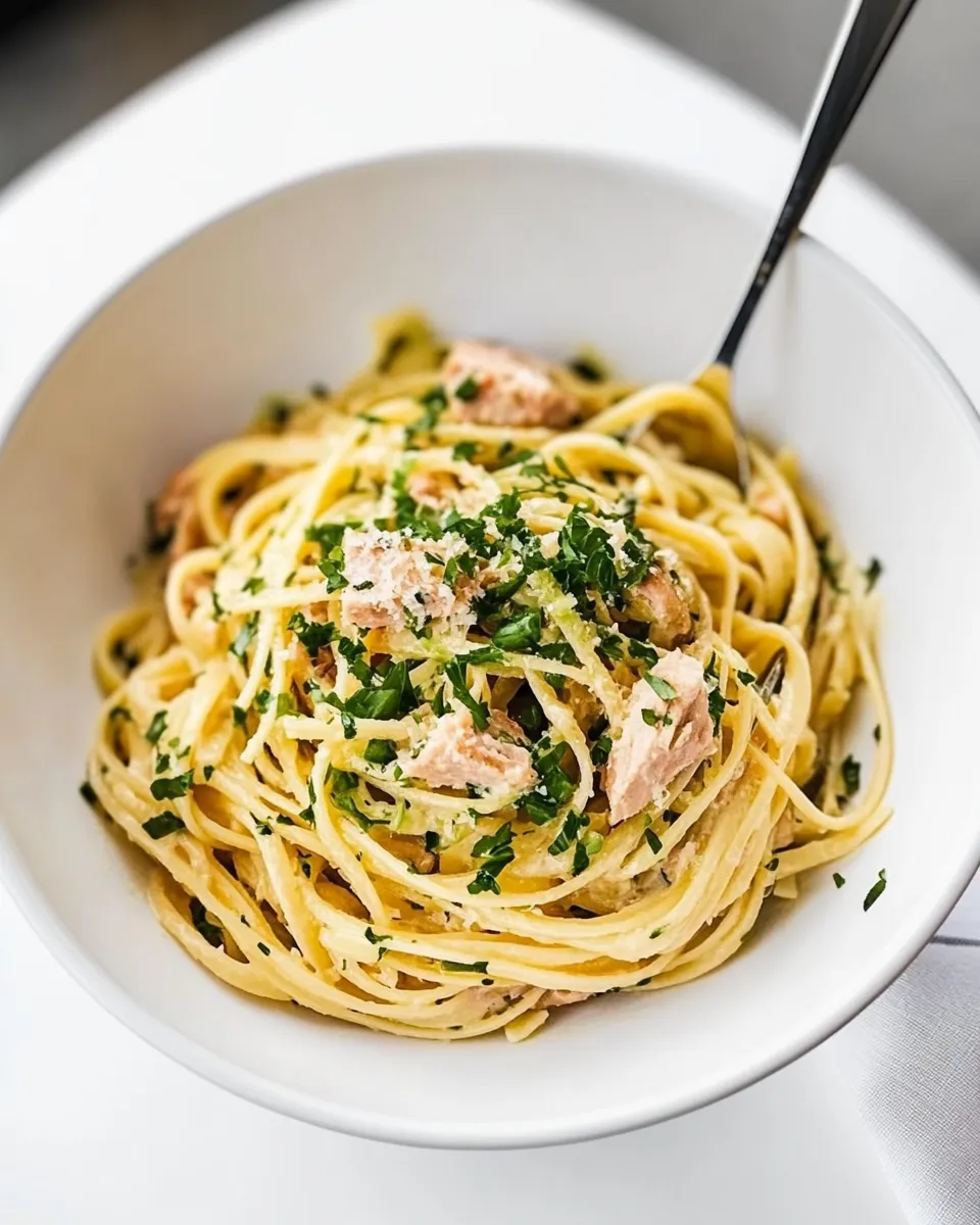 Easy Tuna Pasta food shot