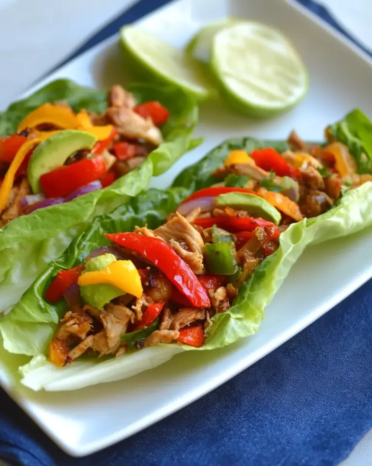 Easy Turkey Fajita Lettuce Wraps photo