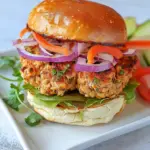 Homemade Turkey Garden Burgers recipe photo