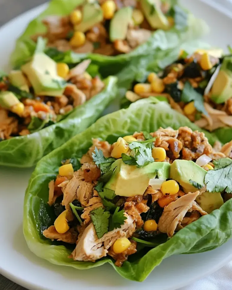 Easy Turkey Santa Fe Lettuce Wraps photo