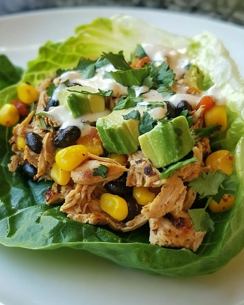Delicious Turkey Santa Fe Lettuce Wraps image