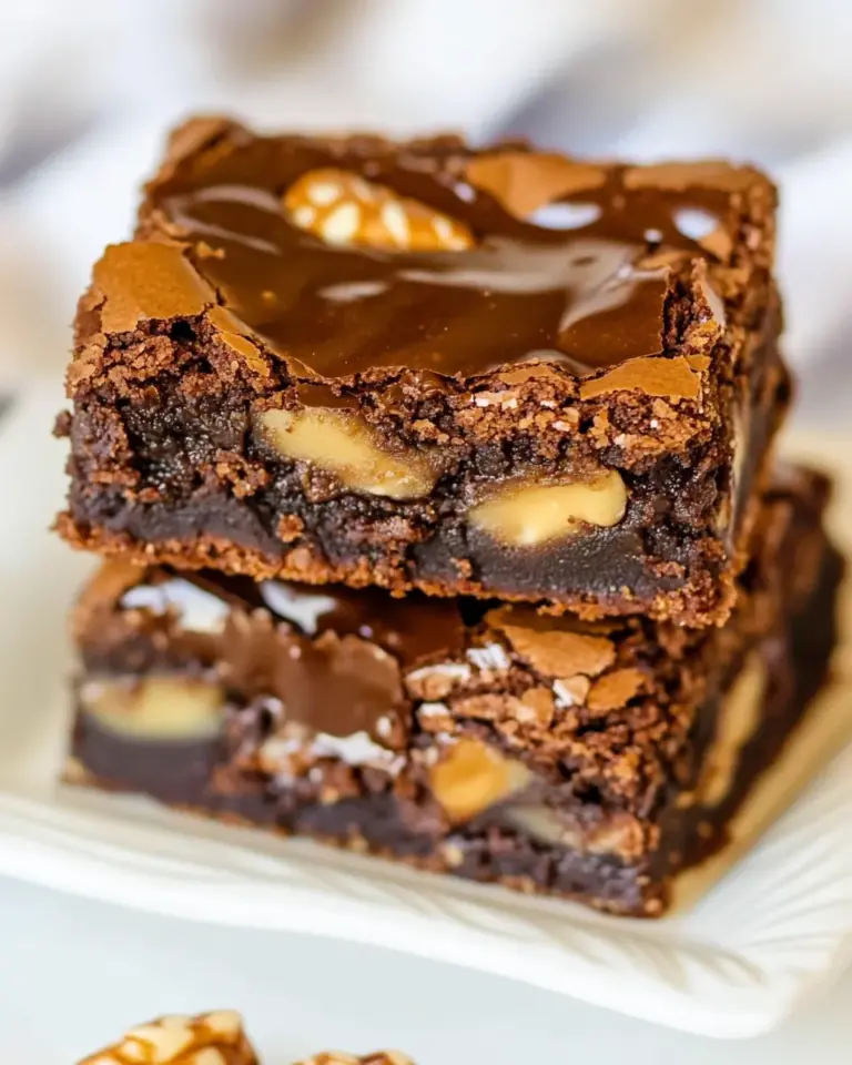 Homemade Turtle Brownies photo