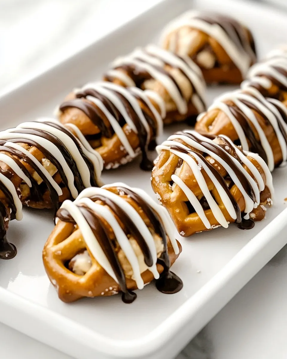 Delicious Turtle Pretzel Candy Clusters image