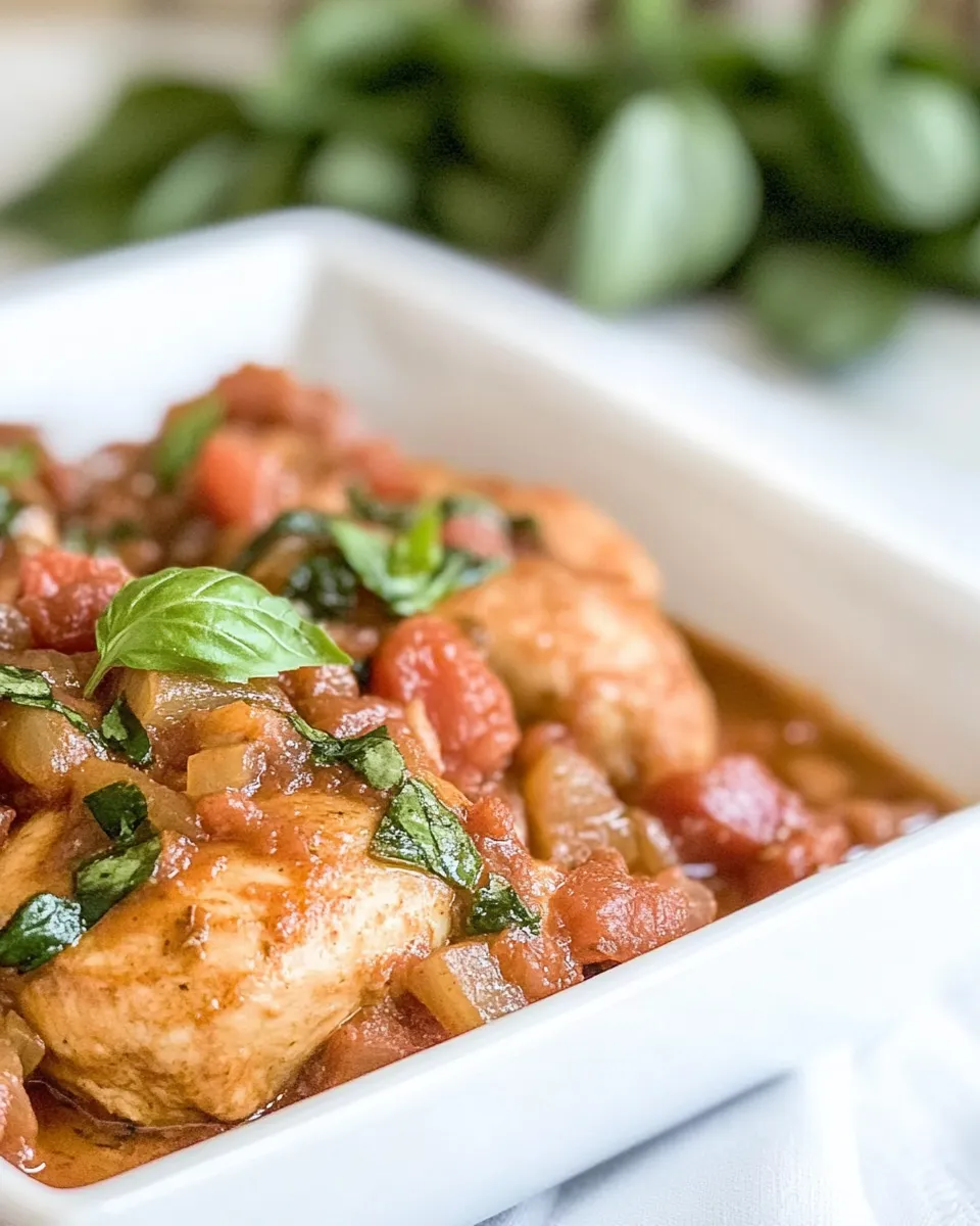 Easy Tuscan Basil Chicken recipe photo