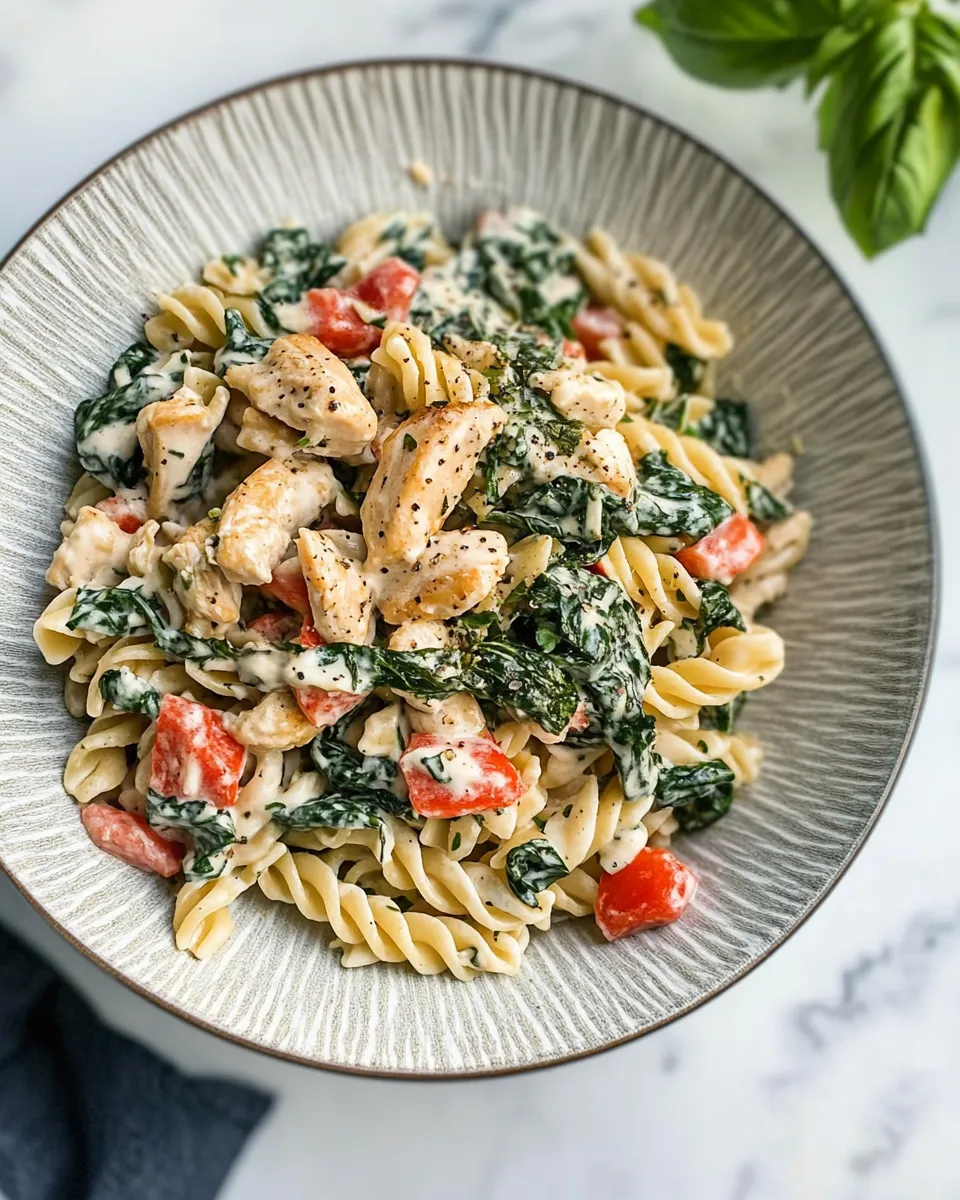Homemade Tuscan Chicken Pasta photo