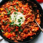 Homemade Unstuffed Pepper Skillet photo