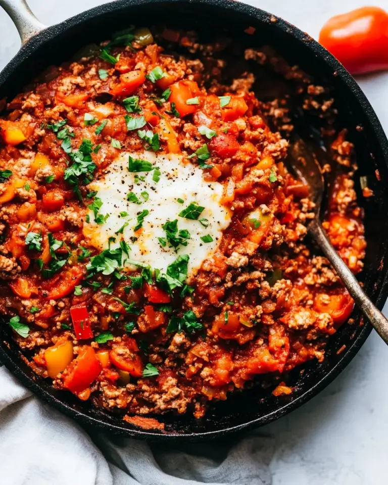Homemade Unstuffed Pepper Skillet photo