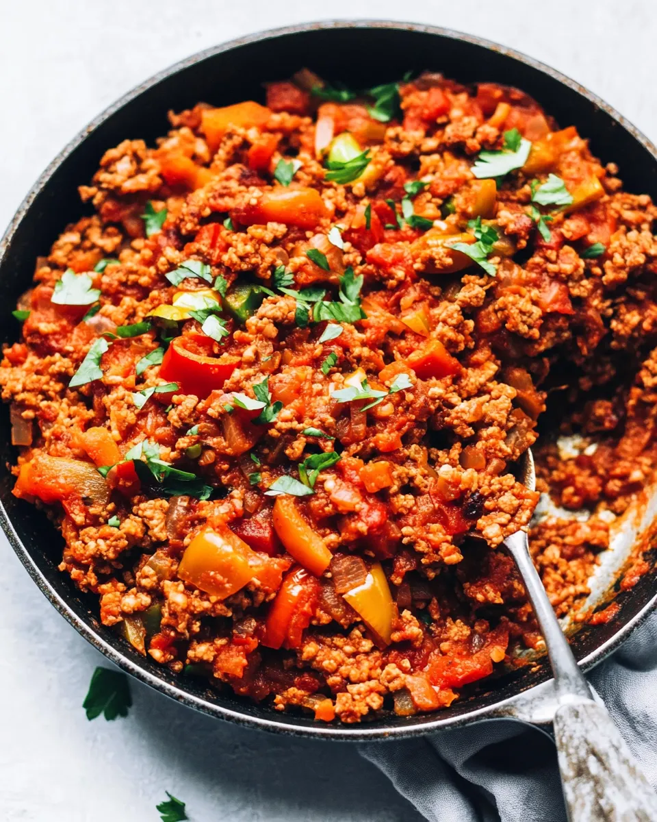 Classic Unstuffed Pepper Skillet image