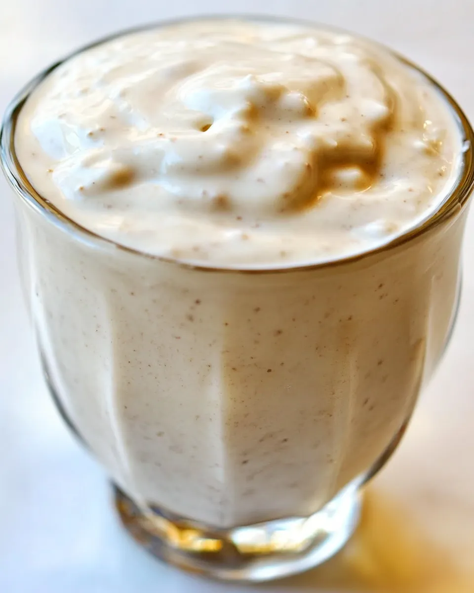 Delicious Vanilla Protein Frosty shot