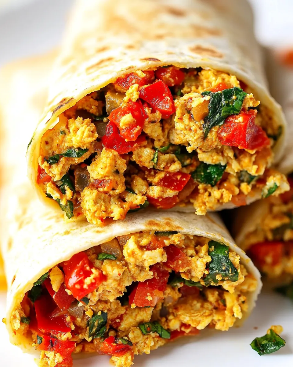 Easy Vegan Breakfast Burritos dish photo