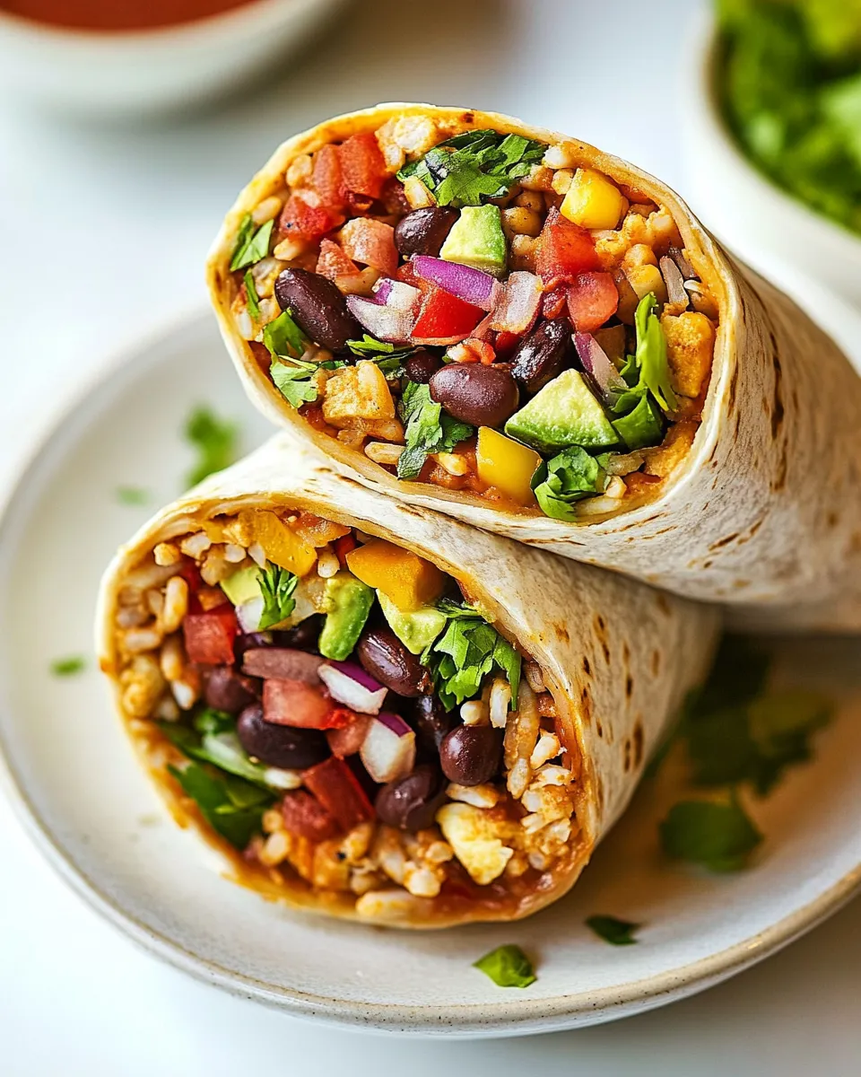 Homemade Vegan Burrito photo