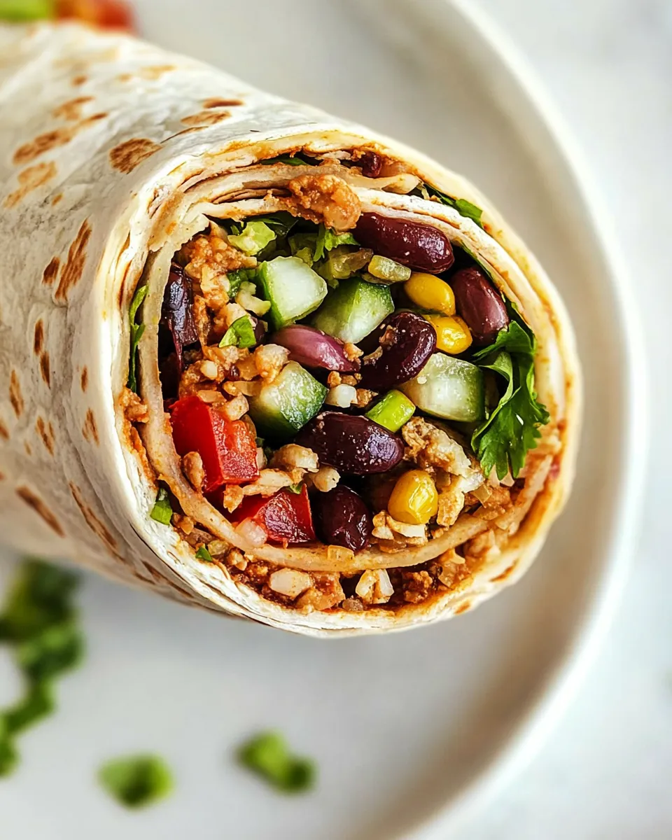 Easy Vegan Burrito recipe photo