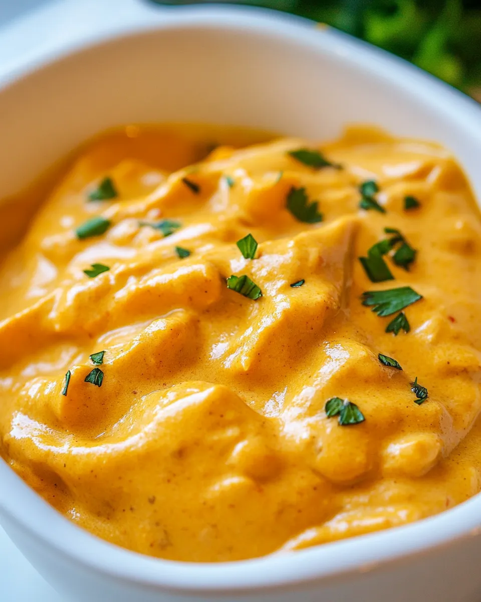 Delicious Vegan Cheese Sauce shot