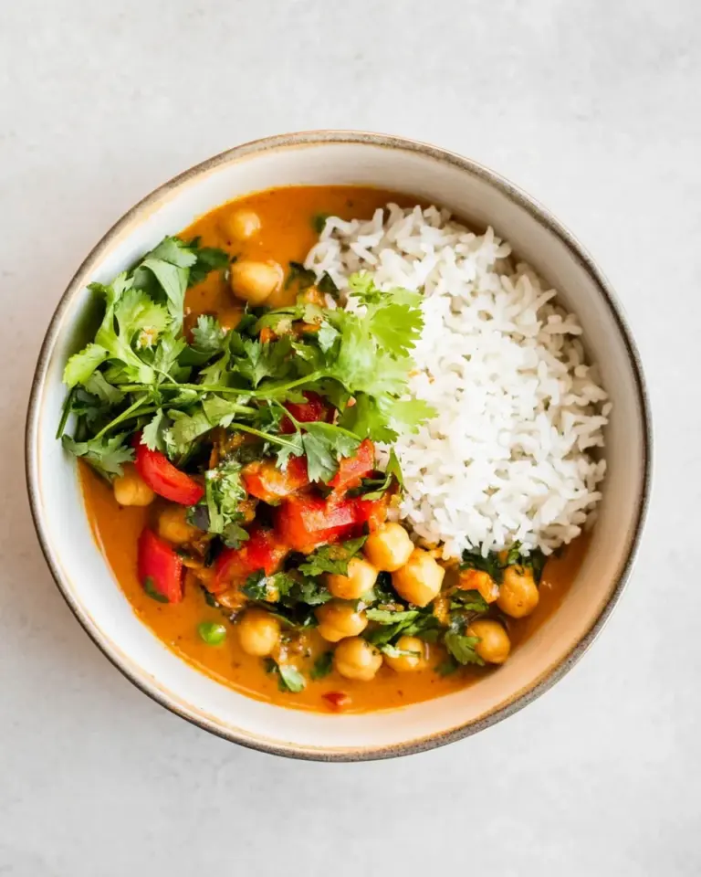 Homemade Vegan Chickpea Curry photo