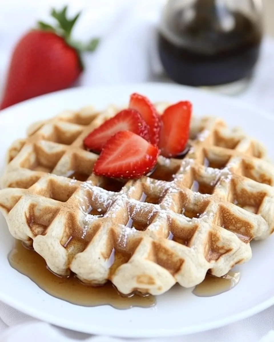 Delicious Vegan Gluten-Free Waffles (Oil-Free!) shot