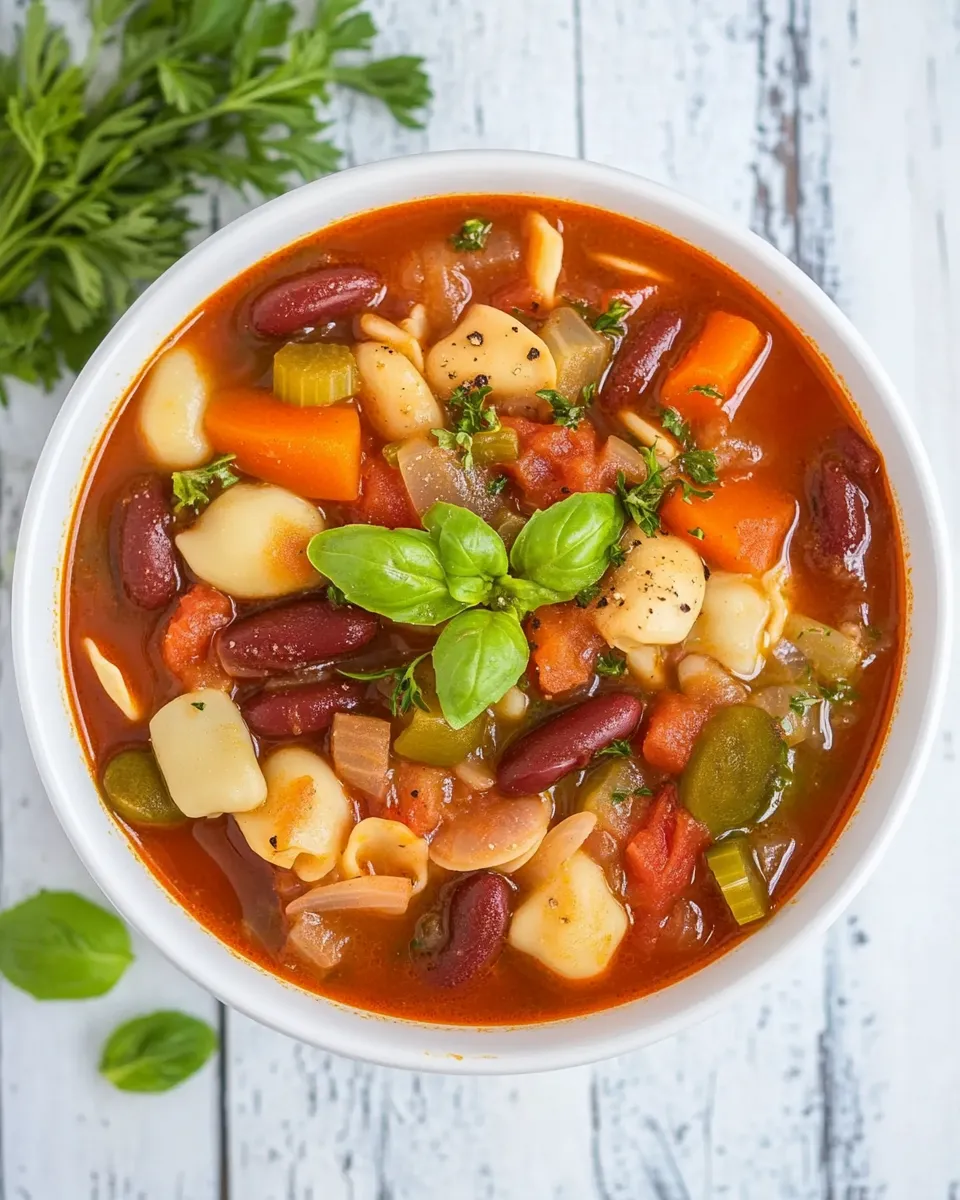 Classic Vegan Minestrone Soup dish photo