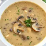 Homemade Vegan Mushroom Soup photo