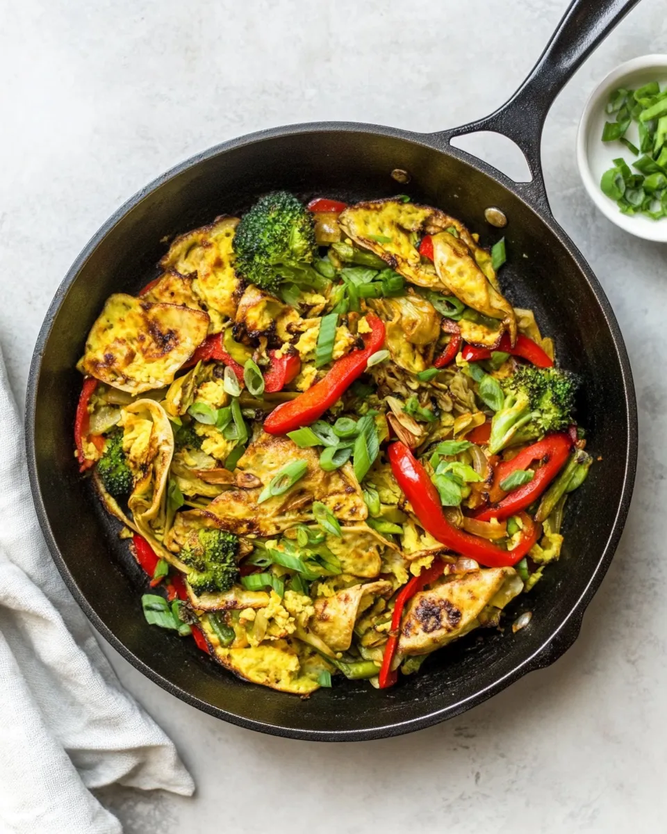 Delicious Vegetable Egg Roll Skillet image