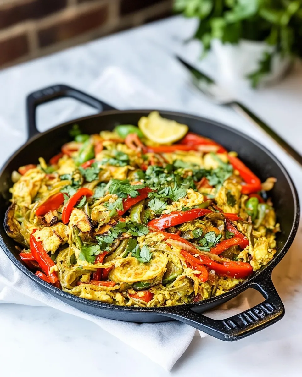 Healthy Vegetable Egg Roll Skillet recipe photo