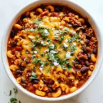 Homemade Vegetarian Chili Mac recipe photo