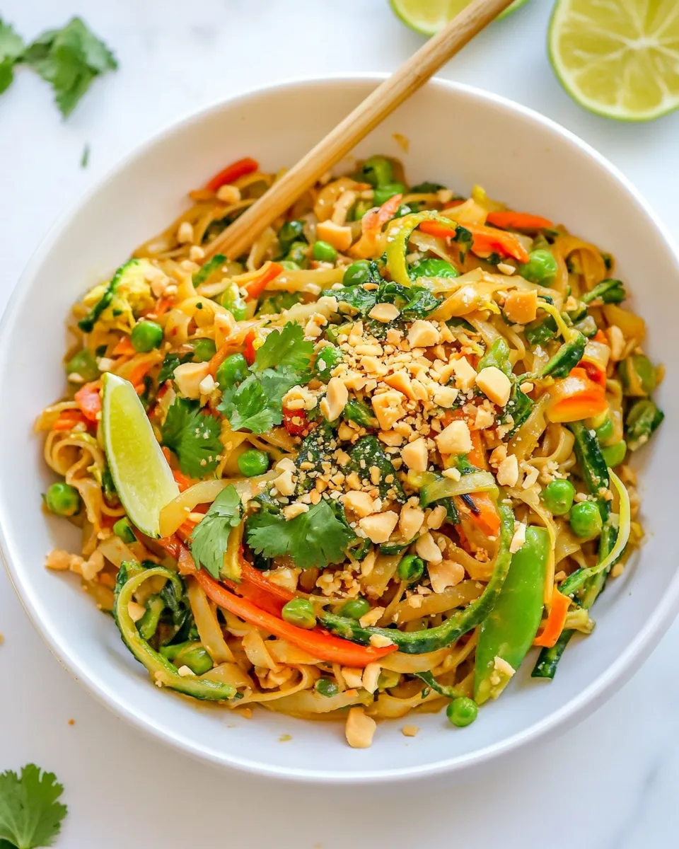 Classic Vegetarian Pad Thai image