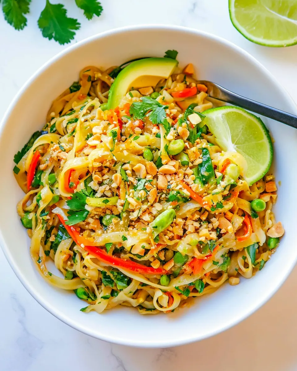 Easy Vegetarian Pad Thai recipe photo