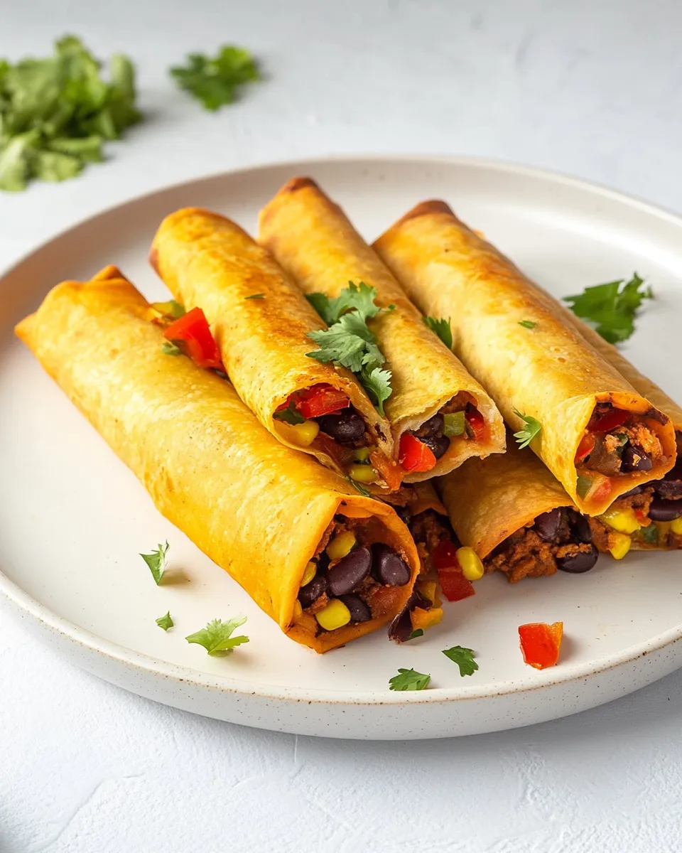 Classic Vegetarian Taquitos image
