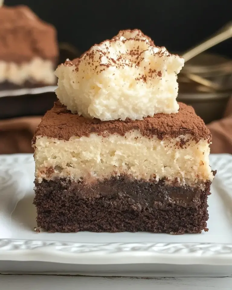 Homemade Vintage Brownie Surprise Cake recipe photo