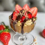 Homemade Viral Dubai Chocolate Strawberry Cup photo