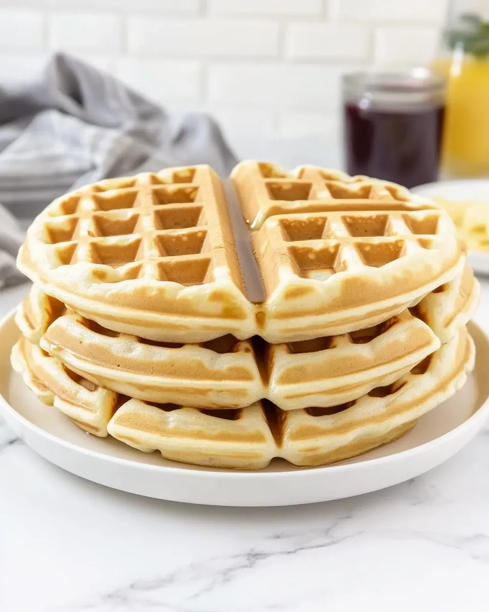 Easy Waffle Mix Recipe shot